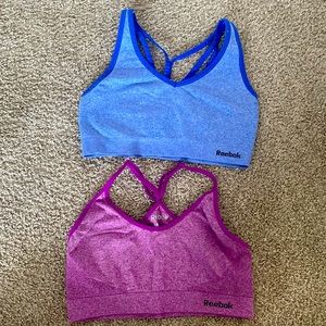 Reebok sports bras